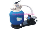 China 28 Inch Fiberglass Swimming Pool Sand Filters With Pump Set Filtration System White Base manufacturer