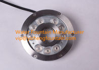 China 9W Remote Controller Underwater Fountain Lights , IP68 Underwater Lights For Fountains manufacturer