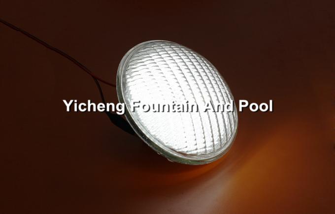 Waterproof PAR LED Lamp , Glass Cover 18W - 40W Swimming Pool Lights