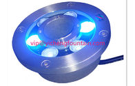 145mm Diameter  Fully AISI304 Underwater Led Fountain Lights LED DMX512 Control One Light Passing One Nozzle exporters