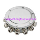 China Waterproof IP68 Fully SS / Stainless Steel Junction Box With Different Sized Joints manufacturer