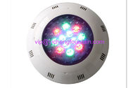 China Plastic Wall Mounted Swimming Pool Lights RGB IP68 Color Changing Pool Lights manufacturer